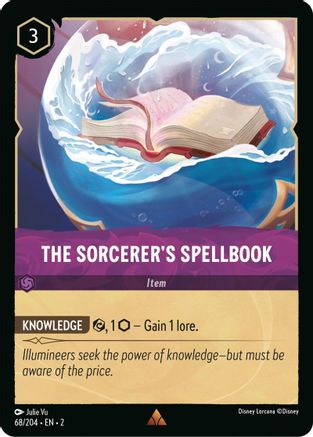The Sorcerer's Spellbook (68/204) - Rise of the Floodborn Cold Foil [Rare]