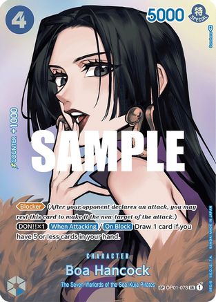 Boa Hancock (SP) (OP01-078) - Kingdoms of Intrigue Foil [Super Rare]