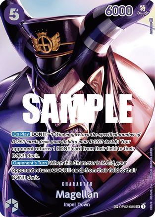 Magellan (SP) (OP02-085) - Kingdoms of Intrigue Foil [Super Rare]