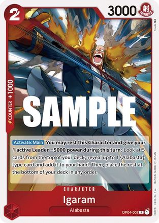 Igaram (OP04-002) - Kingdoms of Intrigue Foil [Rare]