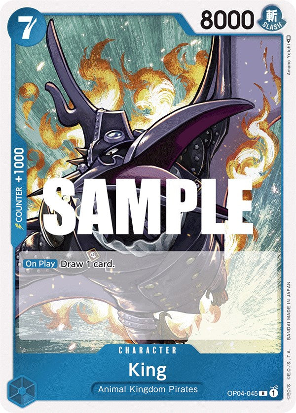 King (OP04-045) - Kingdoms of Intrigue Foil [Rare]