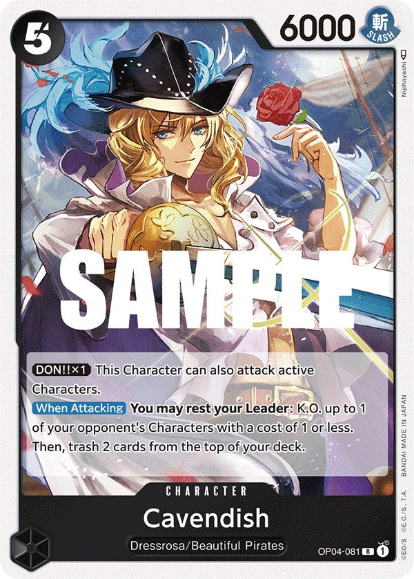 Cavendish (OP04-081) - Kingdoms of Intrigue Foil [Rare]