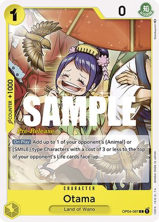 Otama (OP04-097) - Kingdoms of Intrigue Pre-Release Cards  [Common]