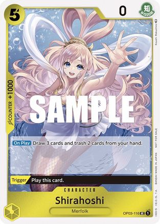 Shirahoshi (Dash Pack) (OP03-116) - Kingdoms of Intrigue Foil [Uncommon]