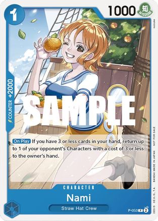 Nami (Sealed Battle Kit Vol. 1) (P-053) - One Piece Promotion Cards  [Promo]
