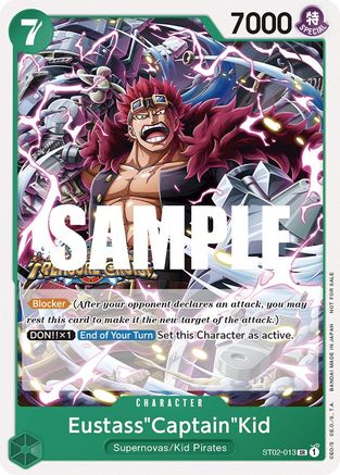 Eustass"Captain"Kid (Tournament Pack Vol. 5) (ST02-013) - One Piece Promotion Cards  [Super Rare]