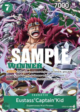 Eustass"Captain"Kid (Winner Pack Vol. 5) (ST02-013) - One Piece Promotion Cards Foil [Super Rare]