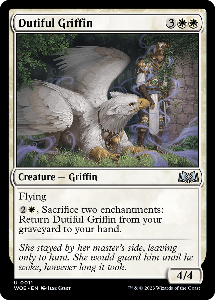 Dutiful Griffin (WOE-011) - Wilds of Eldraine [Uncommon]