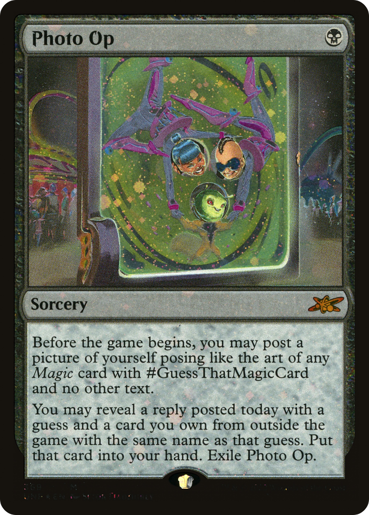 Photo Op (UNF-369) - Unfinity Galaxy Foil [Mythic]