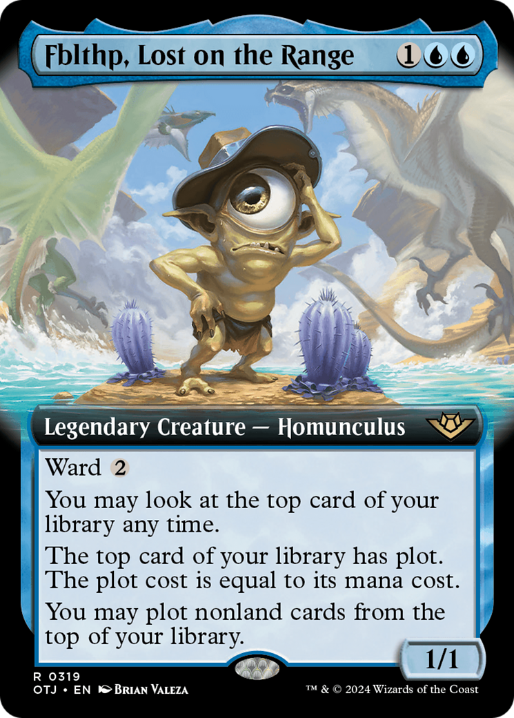 Fblthp, Lost on the Range (OTJ-319) - Outlaws of Thunder Junction: (Extended Art) Foil [Rare]
