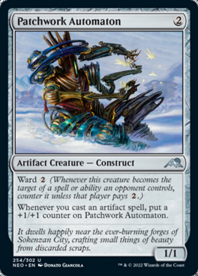 Patchwork Automaton (NEO-254) - Kamigawa: Neon Dynasty [Uncommon]