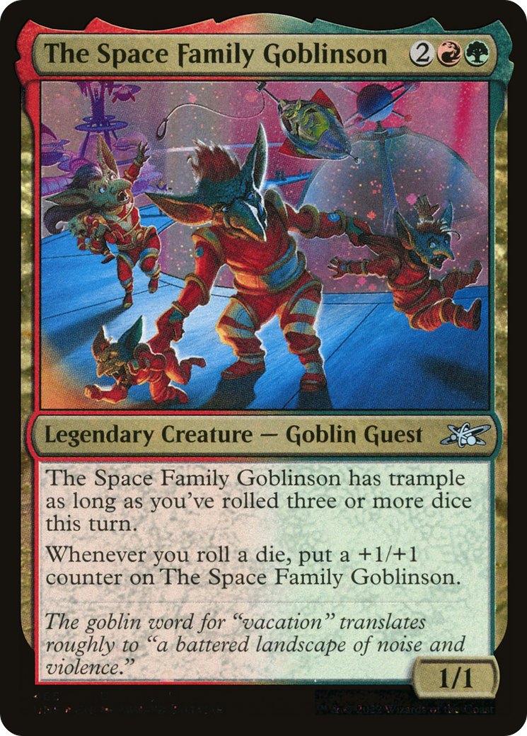 The Space Family Goblinson (UNF-465) - Unfinity Galaxy Foil [Uncommon]