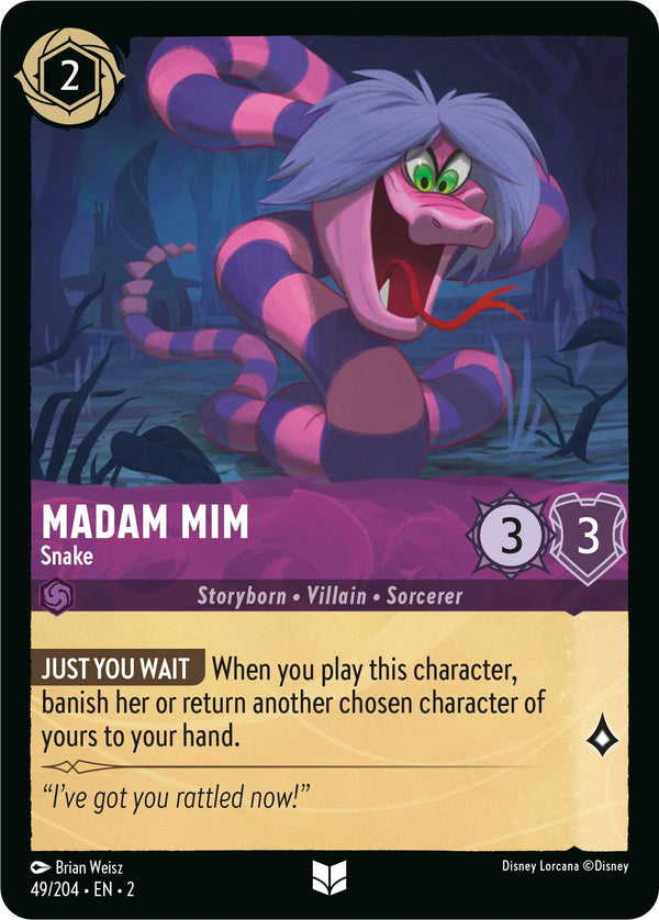 Madam Mim - Snake (49/204) - Rise of the Floodborn  [Uncommon]
