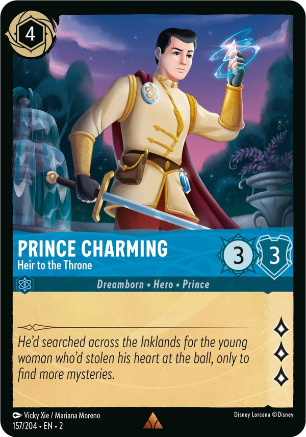 Prince Charming - Heir to the Throne (157/204) - Rise of the Floodborn  [Rare]