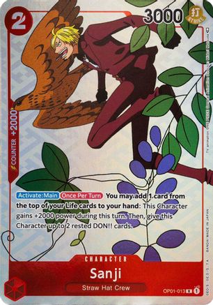 Sanji (Gift Collection 2023) (OP01-013) - One Piece Promotion Cards Foil [Rare]