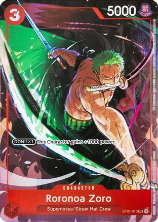 Roronoa Zoro (Gift Collection 2023) (ST01-013) - One Piece Promotion Cards Foil [Super Rare]