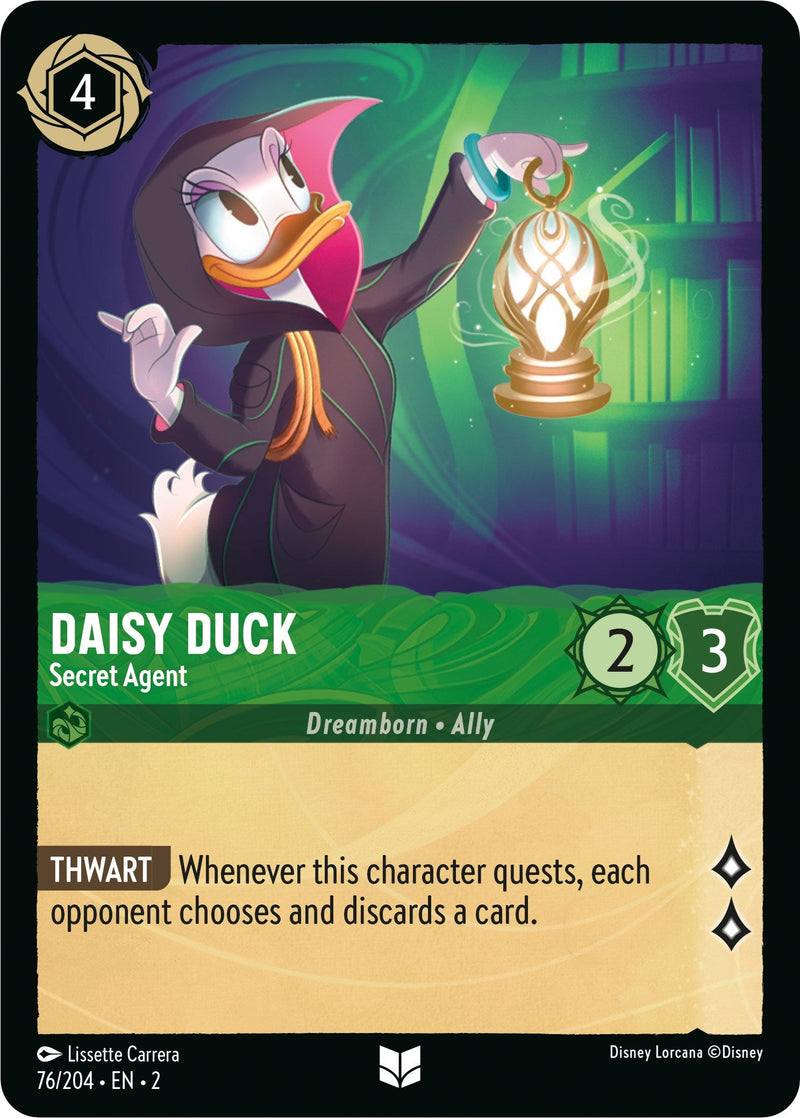 Daisy Duck - Secret Agent (76/204) - Rise of the Floodborn  [Uncommon]