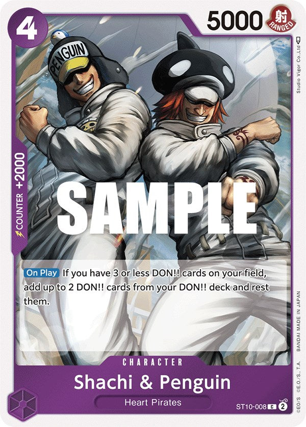 Shachi & Penguin (ST10-008) - Ultra Deck: The Three Captains Foil [Common]