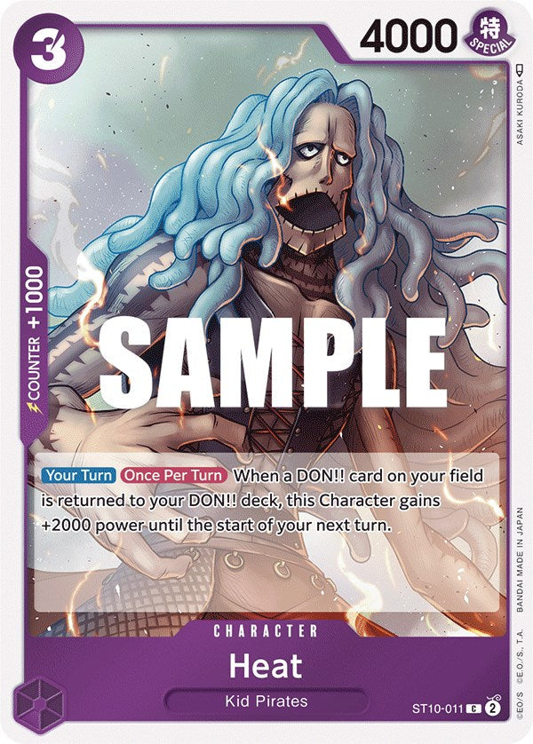 Heat (ST10-011) - Ultra Deck: The Three Captains Foil [Common]