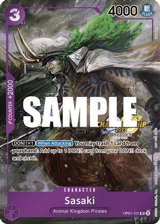 Sasaki (CS 2023 Event Pack) (OP01-101) - One Piece Promotion Cards Foil [Uncommon]