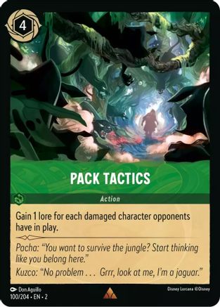 Pack Tactics (100/204) - Rise of the Floodborn  [Rare]