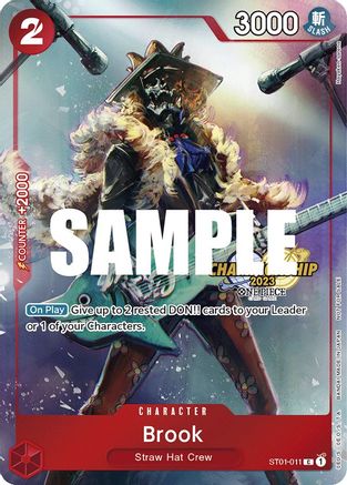 Brook (CS 2023 Celebration Pack) (ST01-011) - One Piece Promotion Cards Foil [Common]