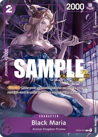 Black Maria (CS 2023 Celebration Pack) (ST04-011) - One Piece Promotion Cards Foil [Common]