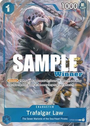 Trafalgar Law (CS 2023 Top Players Pack) [Winner] (ST03-008) - One Piece Promotion Cards  [Common]