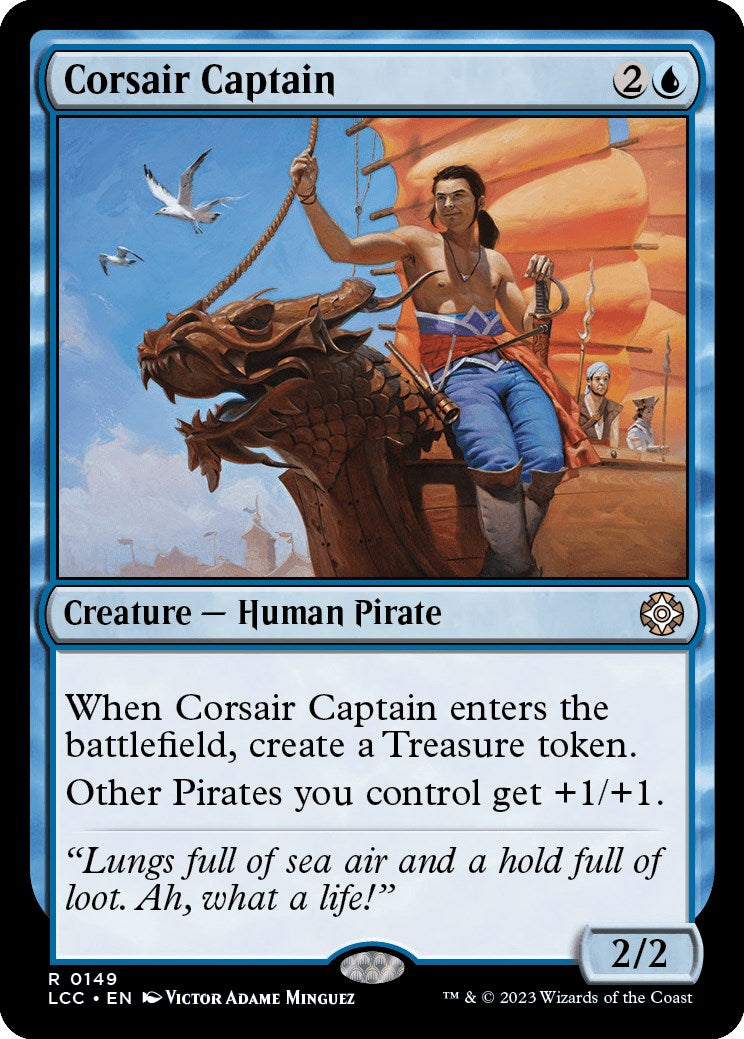 Corsair Captain (LCC-149) - The Lost Caverns of Ixalan Commander [Rare]