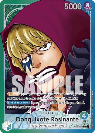 Donquixote Rosinante (022) (Alternate Art) (OP05-022) - Awakening of the New Era Foil [Leader]