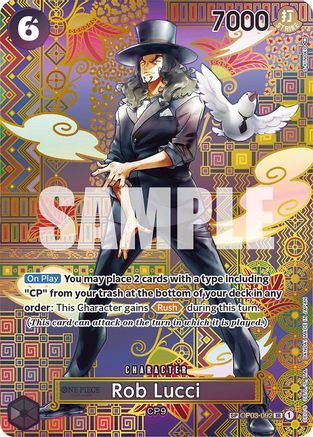 Rob Lucci (092) (SP) (OP03-092) - Awakening of the New Era Foil [Super Rare]