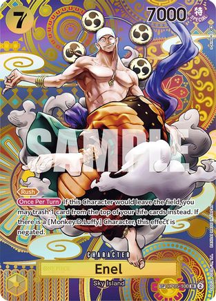 Enel (100) (SP) (OP05-100) - Awakening of the New Era Foil [Super Rare]