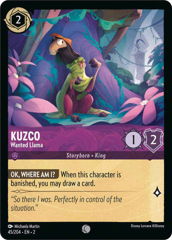 Kuzco - Wanted Llama (45/204) - Rise of the Floodborn  [Common]