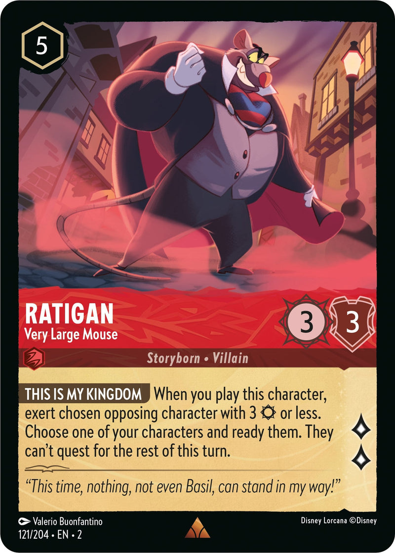 Ratigan - Very Large Mouse (121/204) - Rise of the Floodborn  [Rare]