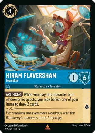 Hiram Flaversham - Toymaker (149/204) - Rise of the Floodborn  [Rare]