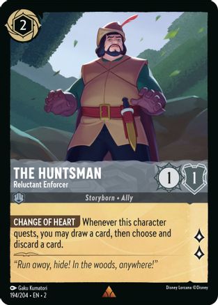 The Huntsman - Reluctant Enforcer (194/204) - Rise of the Floodborn  [Rare]
