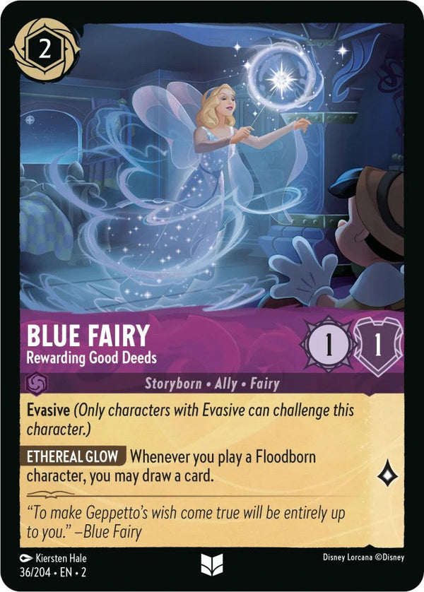 Blue Fairy - Rewarding Good Deeds (36/204) - Rise of the Floodborn  [Uncommon]