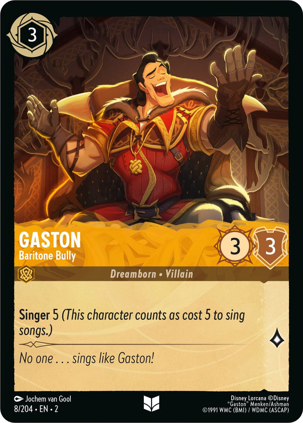 Gaston - Baritone Bully (8/204) - Rise of the Floodborn  [Uncommon]