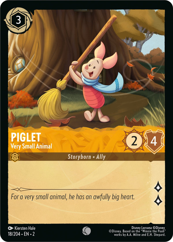 Piglet - Very Small Animal (18/204) - Rise of the Floodborn  [Common]
