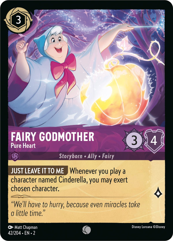 Fairy Godmother - Pure Heart (42/204) - Rise of the Floodborn  [Common]