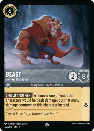 Beast - Selfless Protector (172/204) - Rise of the Floodborn  [Super Rare]
