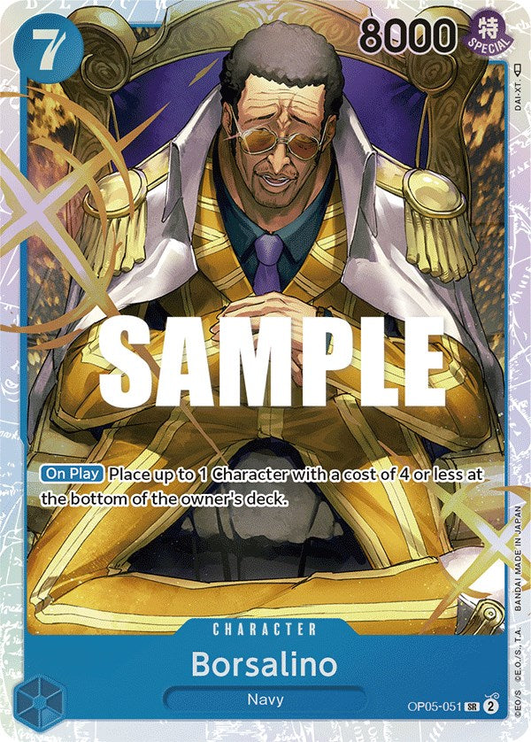 Borsalino (OP05-051) - Awakening of the New Era Foil [Super Rare]
