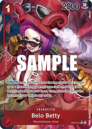 Belo Betty (015) (Alternate Art) (OP05-015) - Awakening of the New Era Foil [Rare]