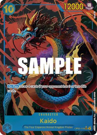Kaido (118) (Alternate Art) (OP05-118) - Awakening of the New Era Foil [Secret Rare]
