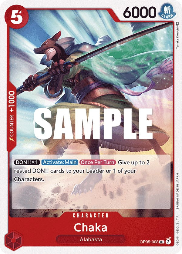 Chaka (OP05-008) - Awakening of the New Era  [Uncommon]