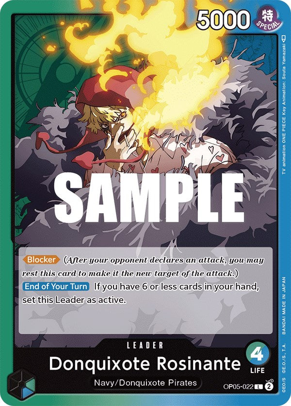 Donquixote Rosinante (022) (OP05-022) - Awakening of the New Era  [Leader]