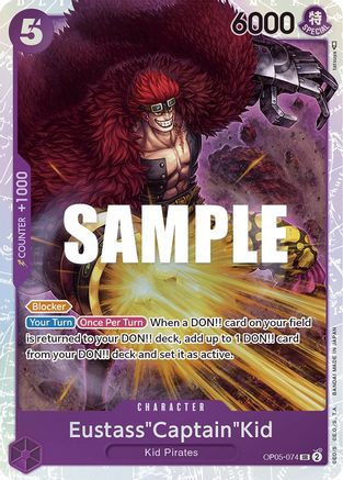 Eustass"Captain"Kid (OP05-074) - Awakening of the New Era Foil [Super Rare]