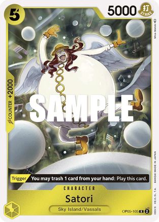 Satori (OP05-105) - Awakening of the New Era Foil [Rare]