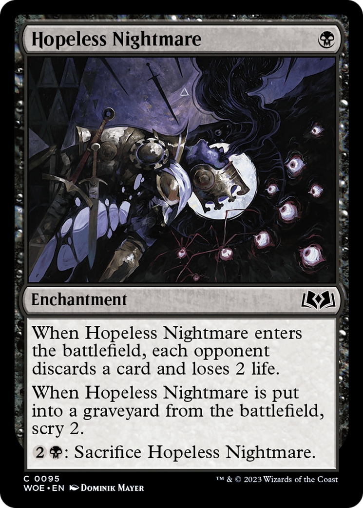 Hopeless Nightmare (WOE-095) - Wilds of Eldraine [Common]