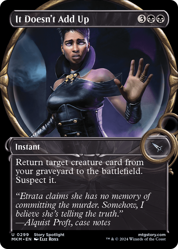 It Doesn't Add Up (MKM-299) - Murders at Karlov Manor: (Showcase) [Uncommon]